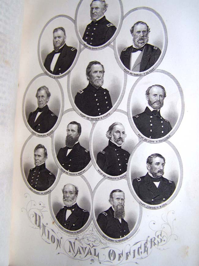 A Framed Grouping of the Leading Military and Civilian Leaders of the Civil War published in 1866 — image 7